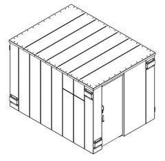 Swisher ESP Safety Shelter- 20 Person Private / 12 Person Business - Green Vista Living
