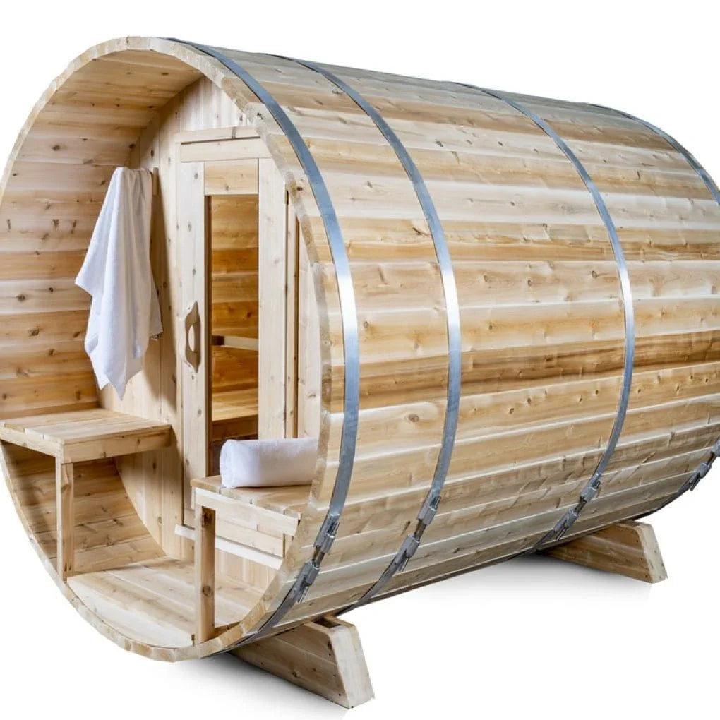 Dundalk Leisurecraft Canadian Timber Serenity Barrel Sauna | 4 Persons - Green Vista Living