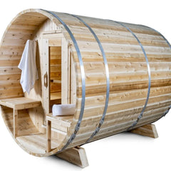 Dundalk Leisurecraft Canadian Timber Serenity Barrel Sauna | 4 Persons - Green Vista Living