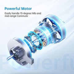 HOVSCO Porto Max Electric Scooter For Commute & Grocery Shopping - Green Vista Living