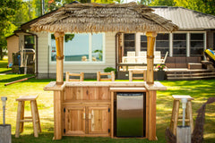 Dundalk Leisurecraft Canadian Timber Tropical Paradise Tiki Bar - Green Vista Living