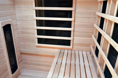 FitSauna DIY Exercise Sauna, Hemlock, 3-Person, 69” x 53” x 80”