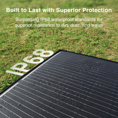 ACOPOWER PLK Portable Solar Panel Kit, Lightweight 20A Charge Controller——200W, 100W - Green Vista Living