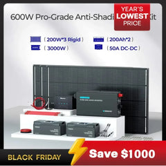 Renogy ShadowFlux N-Type Anti-Shading 200W 120W Solar Panel - Green Vista Living