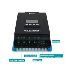 Rover 100 Amp MPPT Solar Charge Controller & BT-1 & Renogy ONE Core