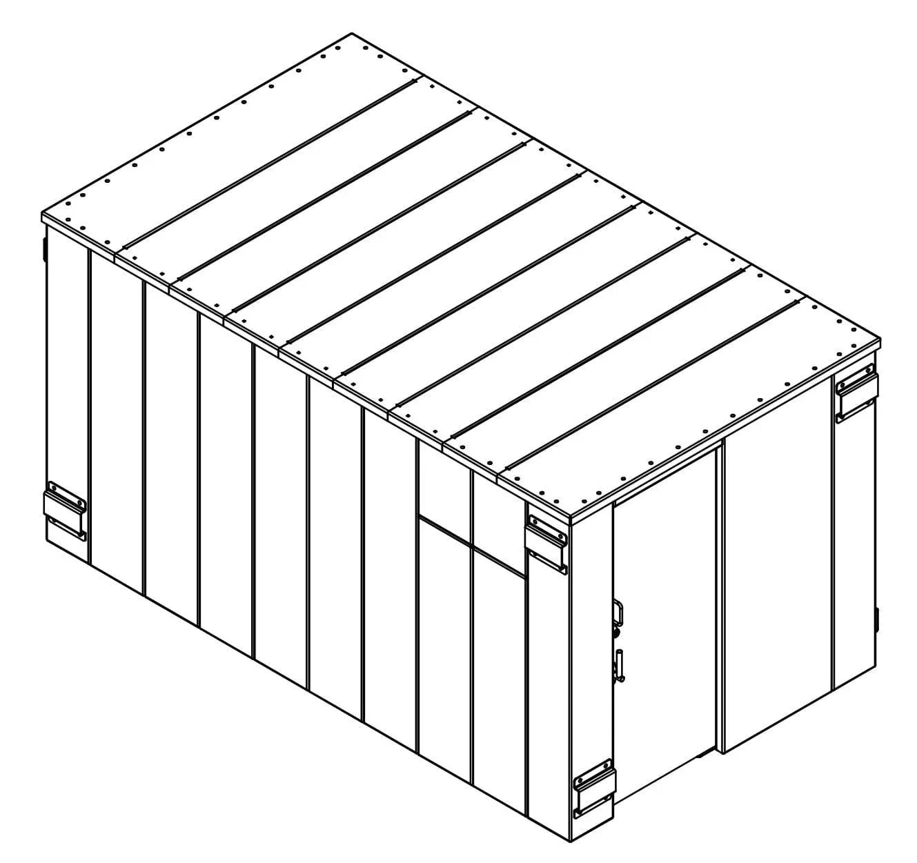 Swisher ESP Safety Shelter- 25 Person Private / 15 Person Business - Green Vista Living