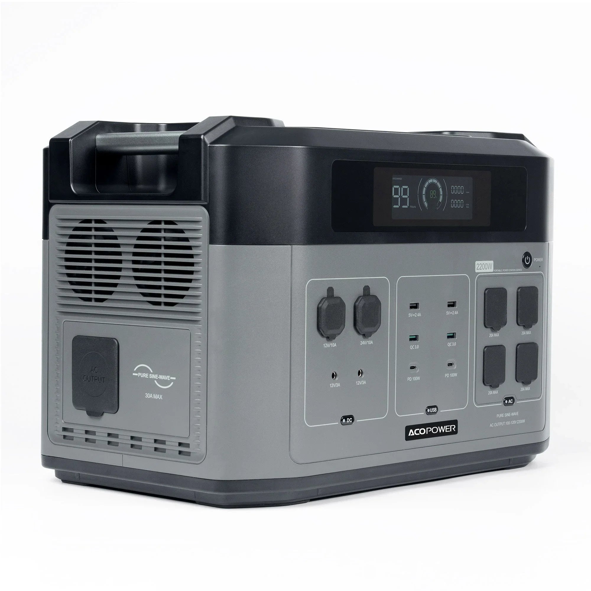 ACOPOWER BP2000 Solar Generator 2200W - Green Vista Living