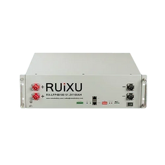 RUIXU Self-Heating RX-LFP48100-H | 19" Rack Mounted 3U Module | UL1973 Certified - Green Vista Living