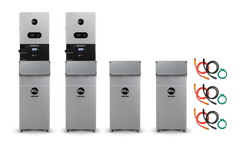 EG4 Hybrid Power Kit | 24kW 120/240V Output 48VDC - 64kWh System Bundle | 2 x EG4 12000XP Inverter + 4 x EG4 WallMount 314Ah Indoor Battery - Green Vista Living