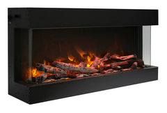 Remii BAY-SLIM 3 Sided Smart Electric Fireplace - Green Vista Living