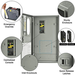 Nature's Generator 50A Automatic Generator Transfer Switch - Green Vista Living