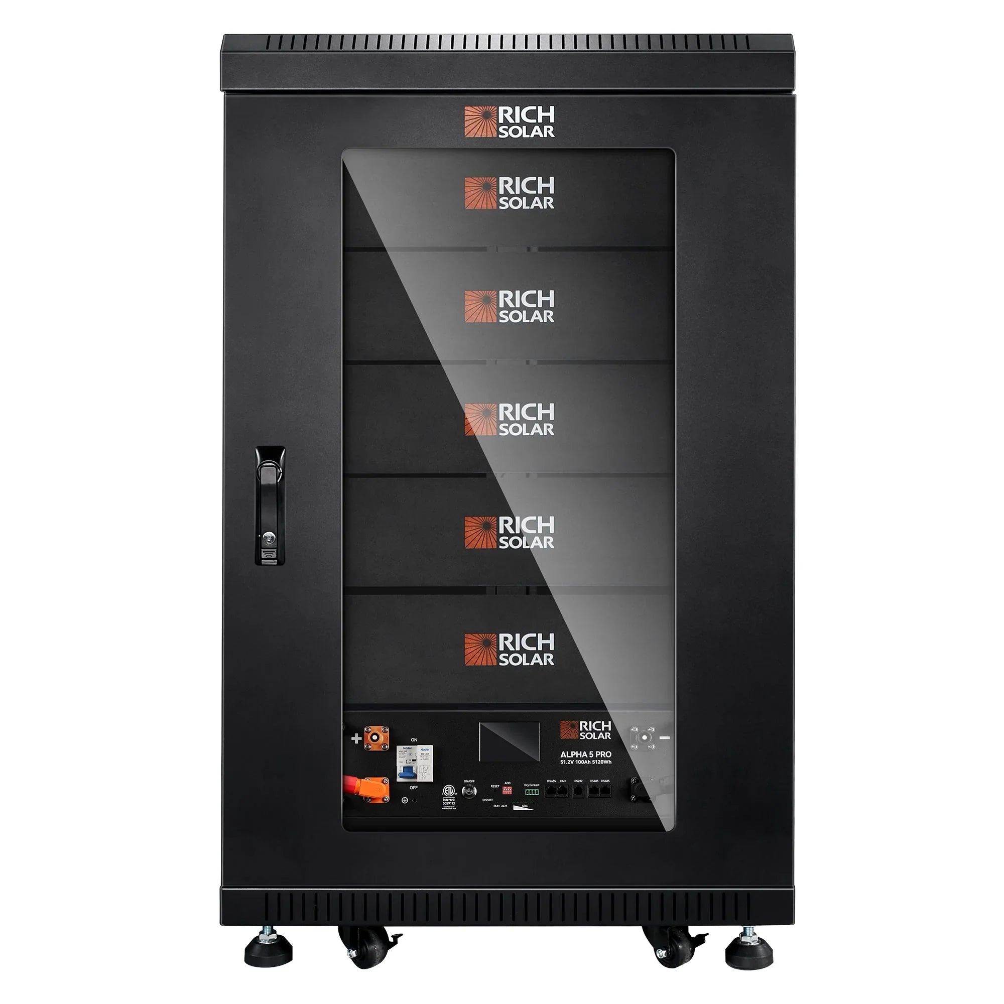 ALPHA 5 PRO 51.2V 100Ah LiFePO4 Battery Premium 48V Server Rack Lithium Battery for Residential, Commercial, RVs, Off-Grid - Green Vista Living