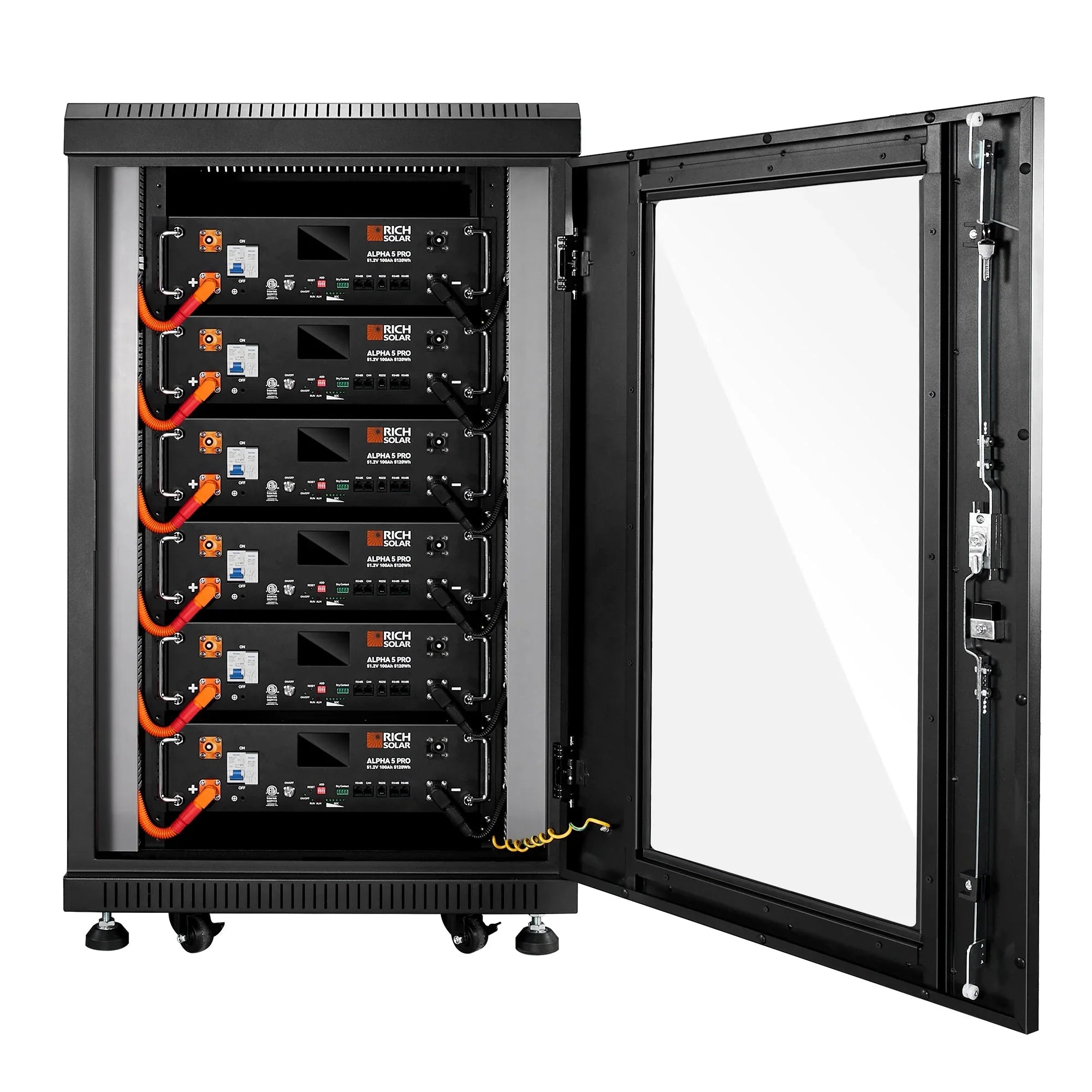 ALPHA 5 PRO 51.2V 100Ah LiFePO4 Battery Premium 48V Server Rack Lithium Battery for Residential, Commercial, RVs, Off-Grid - Green Vista Living