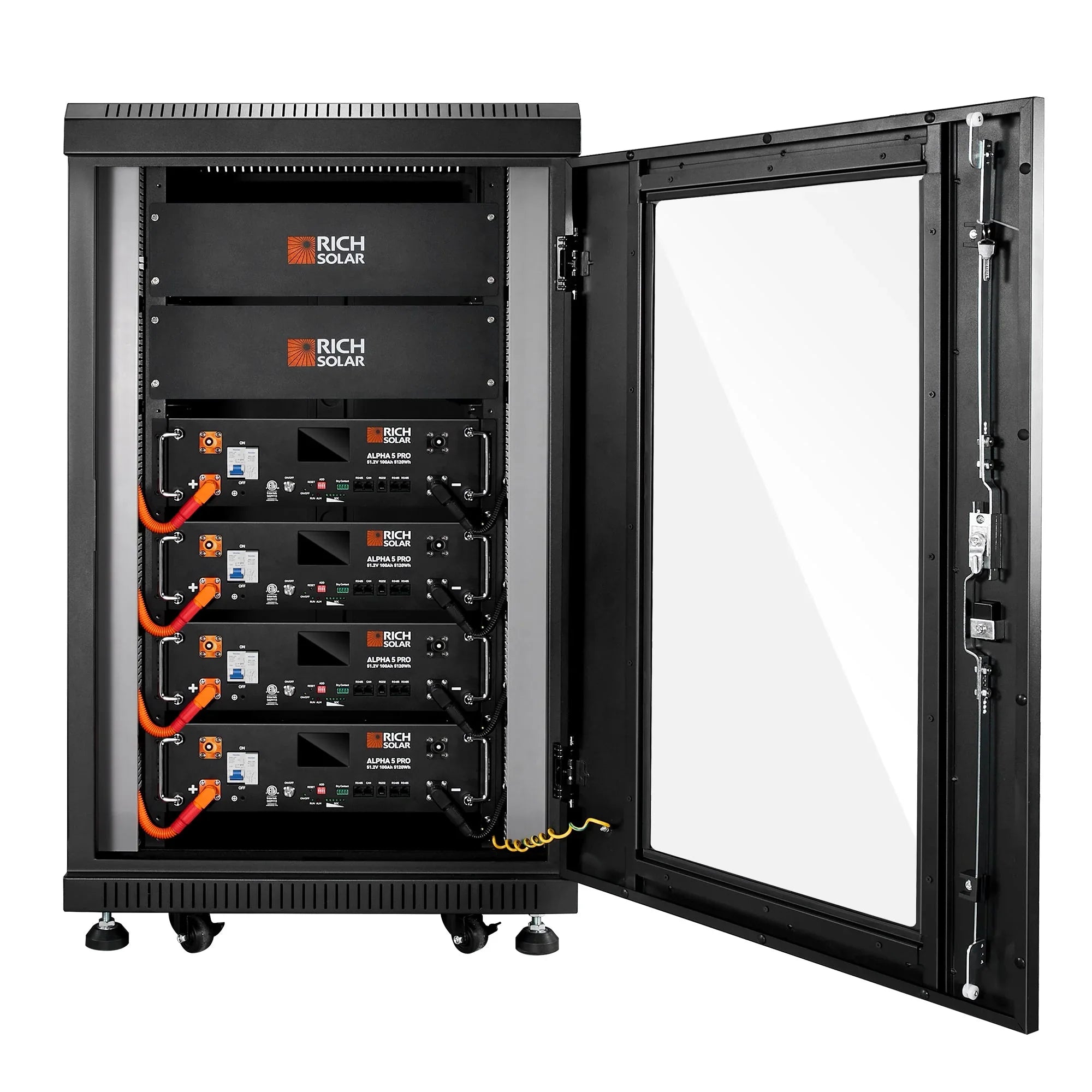 ALPHA 5 PRO 51.2V 100Ah LiFePO4 Battery Premium 48V Server Rack Lithium Battery for Residential, Commercial, RVs, Off-Grid - Green Vista Living