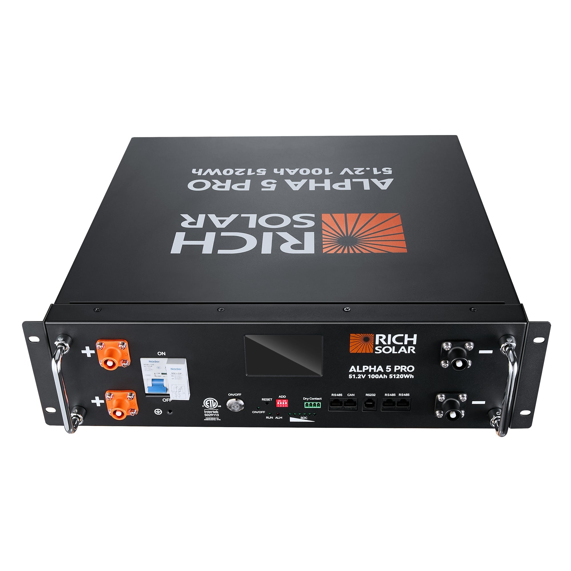 ALPHA 5 PRO 51.2V 100Ah LiFePO4 Battery Premium 48V Server Rack Lithium Battery for Residential, Commercial, RVs, Off-Grid - Green Vista Living