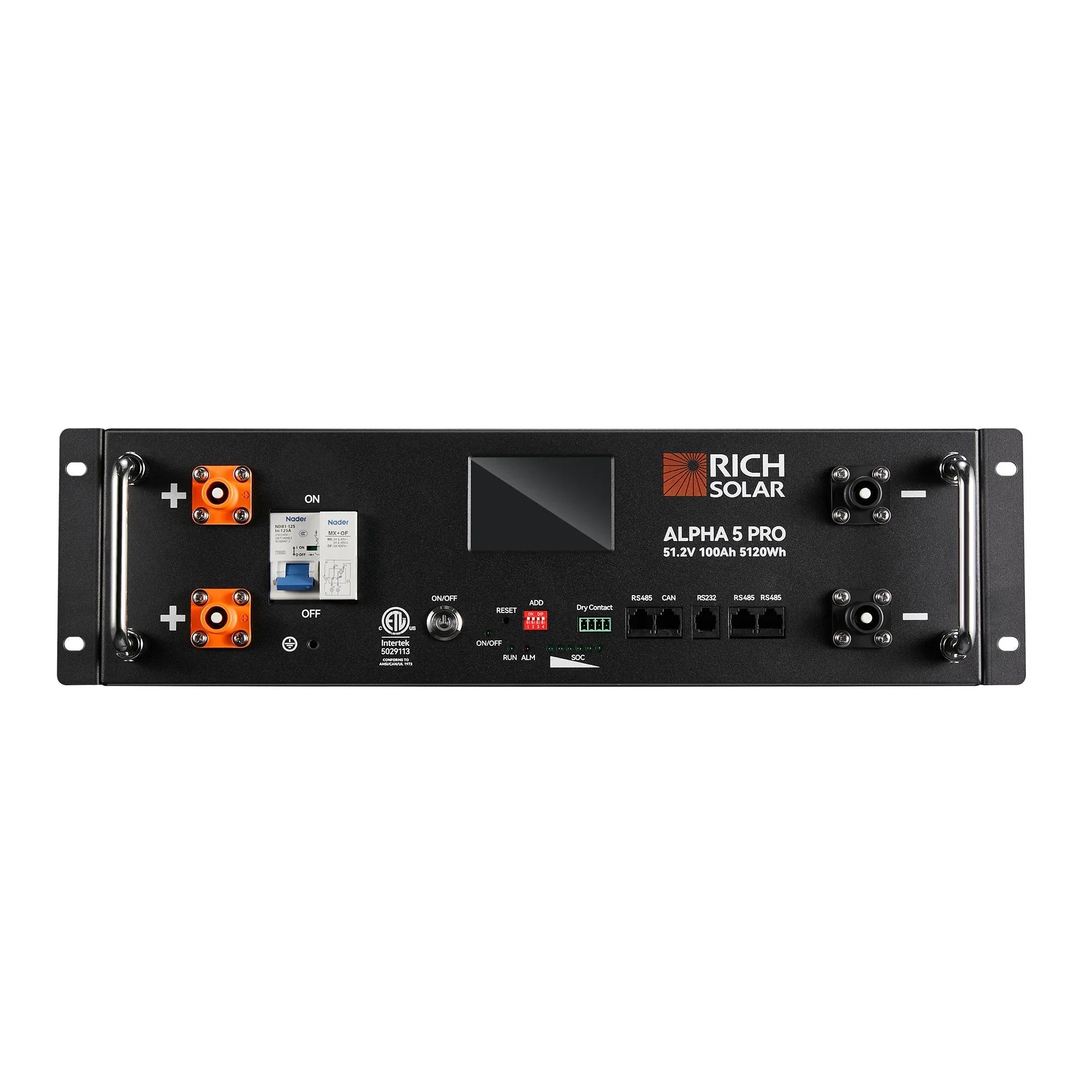 ALPHA 5 PRO 51.2V 100Ah LiFePO4 Battery Premium 48V Server Rack Lithium Battery for Residential, Commercial, RVs, Off-Grid - Green Vista Living