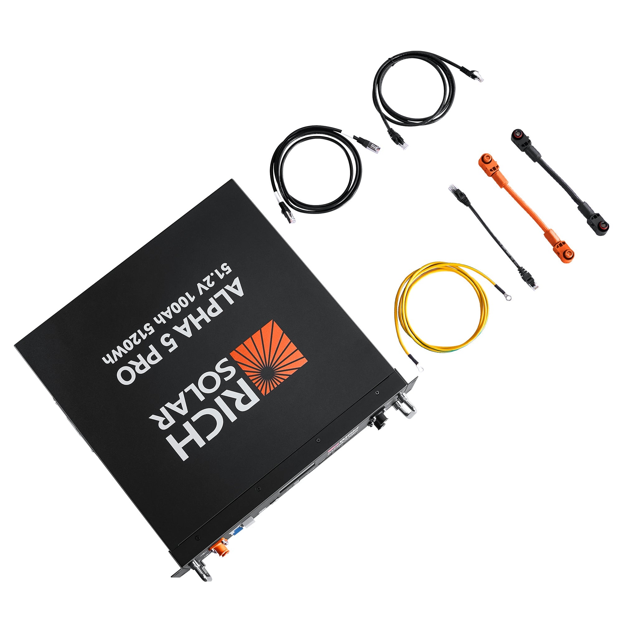 ALPHA 5 PRO 51.2V 100Ah LiFePO4 Battery Premium 48V Server Rack Lithium Battery for Residential, Commercial, RVs, Off-Grid - Green Vista Living