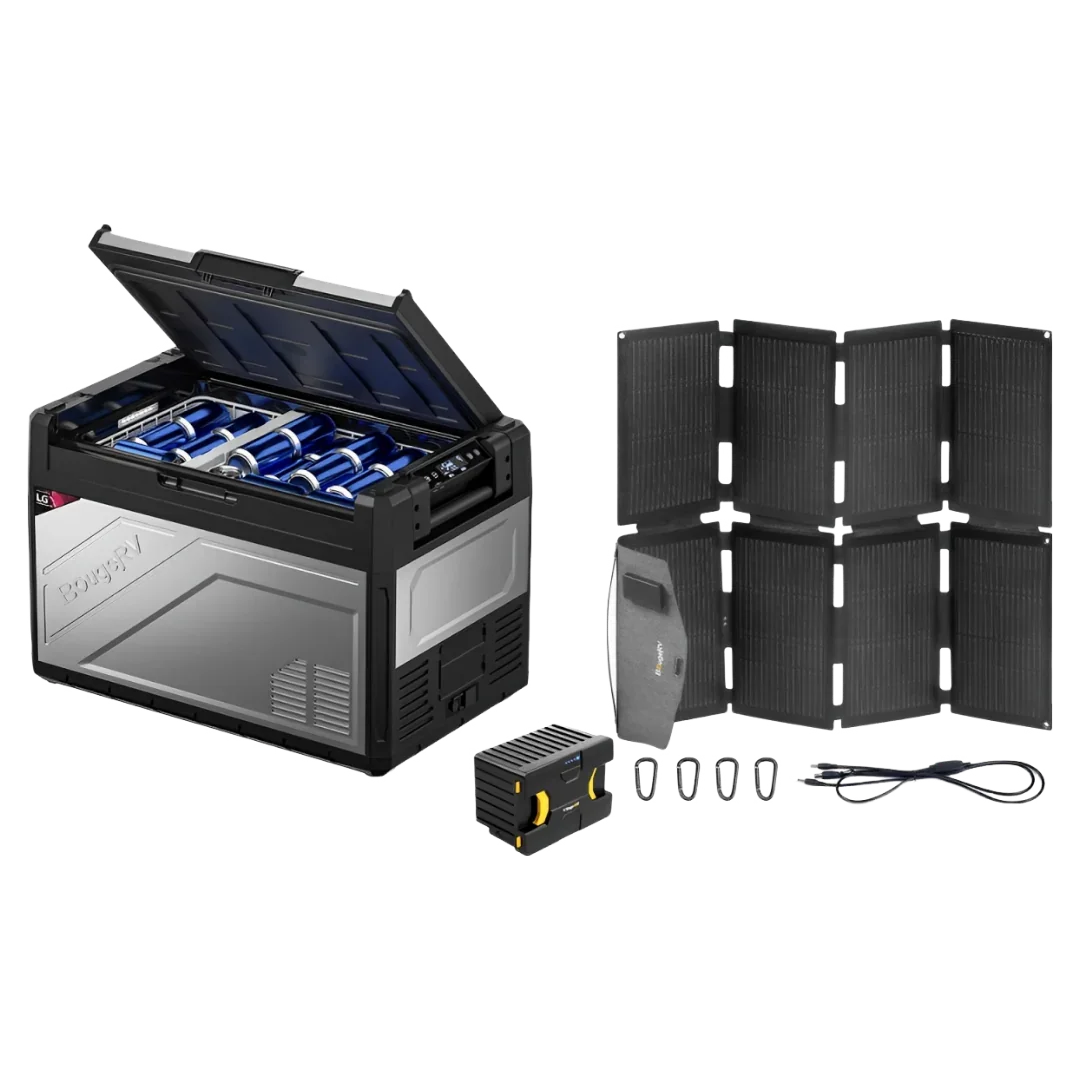 BougeRV Rocky Solar Battery Portable Fridge Kit - Green Vista Living