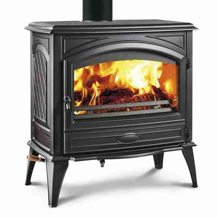 Amantii Lynwood W-76 Cast Iron Free Stand Wood Fireplace - Green Vista Living
