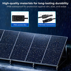 Sungold Power 590 Watt Bifacial N-Type Monocrystalline Solar Panel SGN-590-BDG1 UL61730 CEC Listed