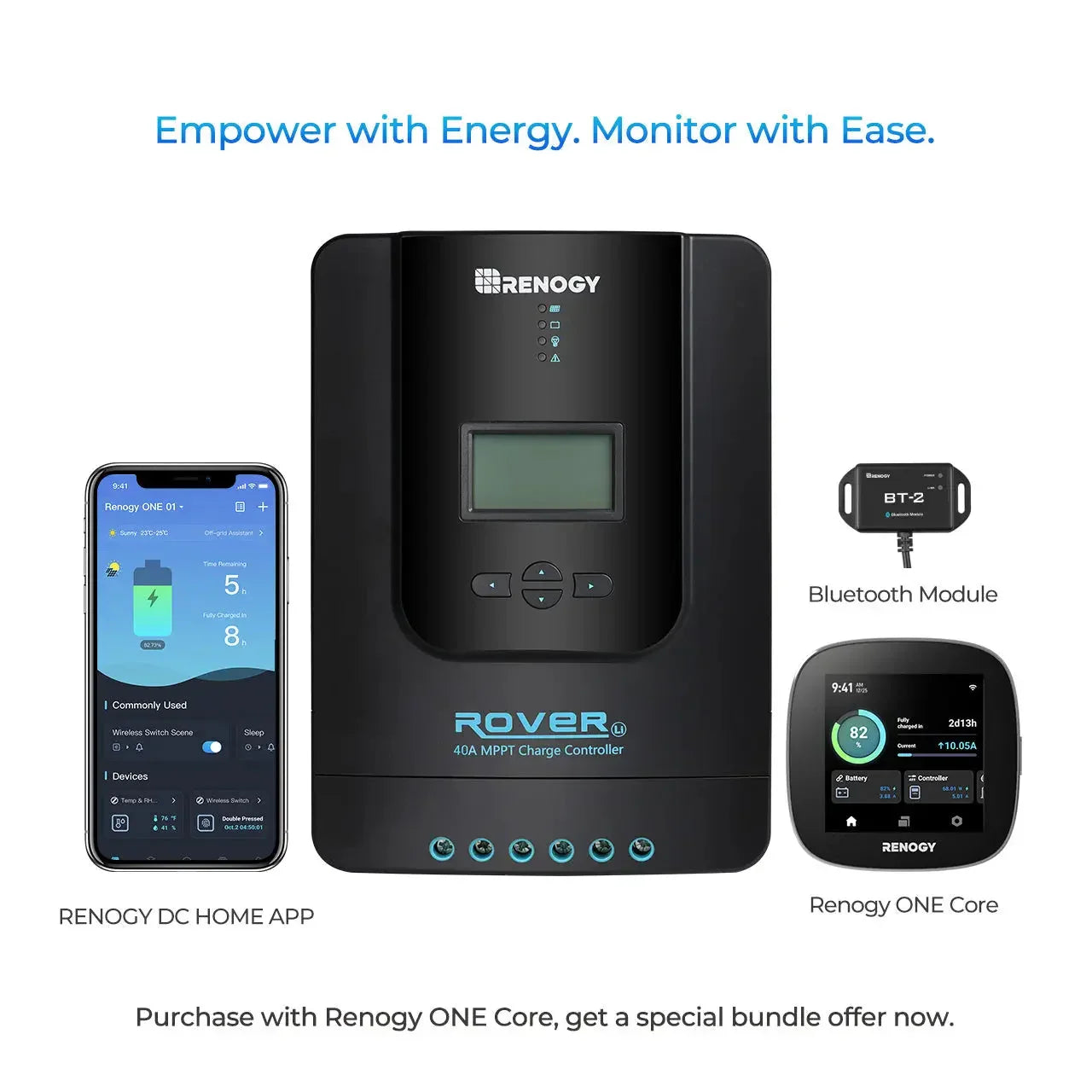 Rover Li 20/30/40/60/100 Amp MPPT Solar Charge Controller - Green Vista Living