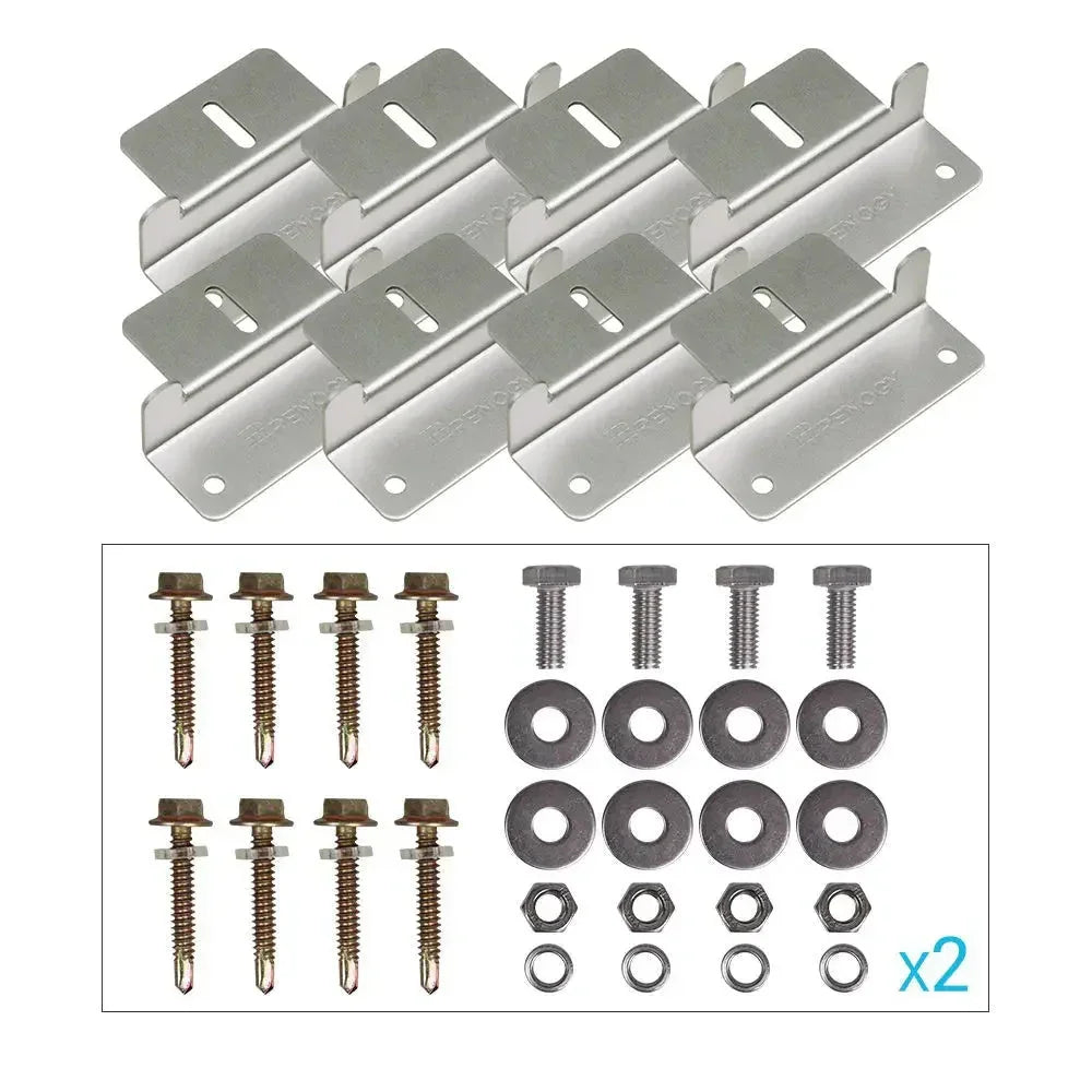 Renogy Solar Panel Mounting Z Bracket -- Set of 4 - Green Vista Living