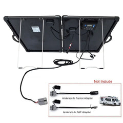ACOPower Plk 120W Portable Solar Panel Kit, Lightweight Briefcase with 20A Charge Controller - Green Vista Living