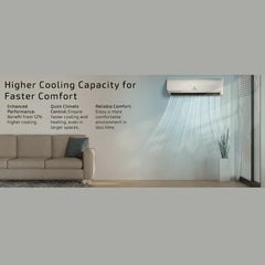 EG4 9K Mini-Split Air Conditioner & Heat Pump | 9,000 BTU | SEER2 29.5 | Plug-n-Cool DIY Install | 5-Year Warranty - Green Vista Living