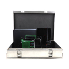 Faraday Defense Solid Metal Faraday Cage Box – Hinged & Latched Stainless Steel