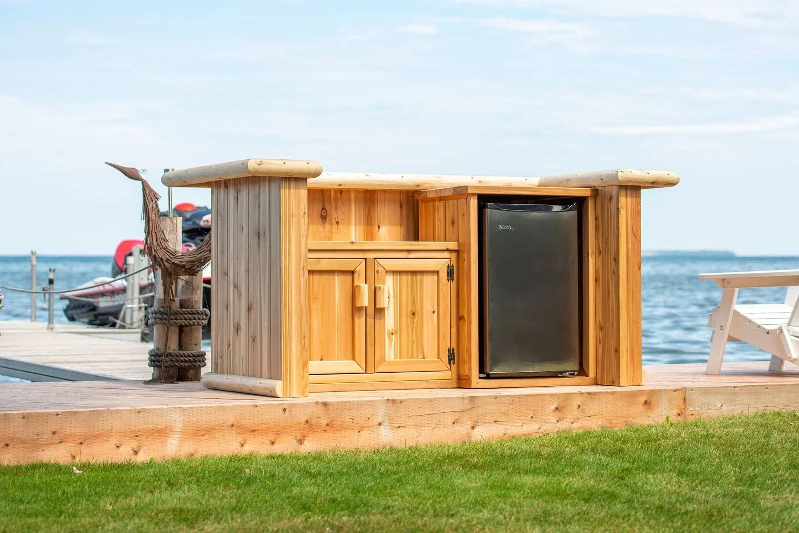 Dundalk Leisurecraft Canadian Timber Tropical Paradise Tiki Bar - Green Vista Living