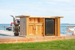 Dundalk Leisurecraft Canadian Timber Tropical Paradise Tiki Bar - Green Vista Living