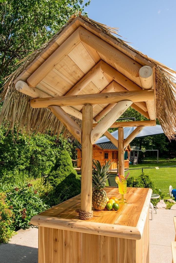 Dundalk Leisurecraft Canadian Timber Southern Fantasy Tiki Bar - Green Vista Living