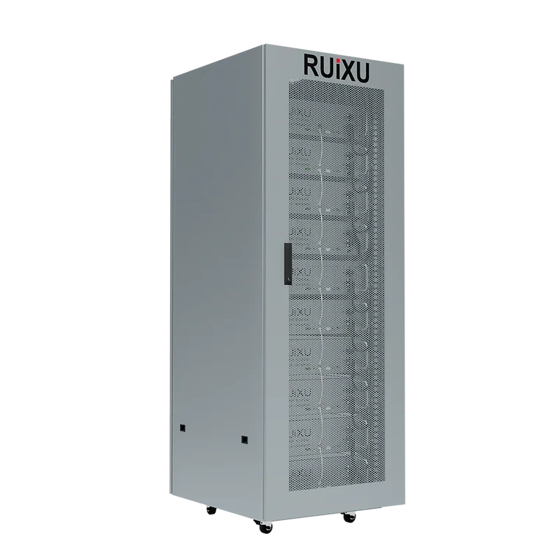 RUiXU 10 Slot Battery Cabinet | Wheels and Busbar Included | Pre-assembled - Green Vista Living