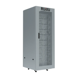 RUiXU 10 Slot Battery Cabinet | Wheels and Busbar Included | Pre-assembled - Green Vista Living