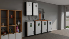 1/0 AWG cable for RUiXU RX9MP Busbar | Orange+ Black | One Pair