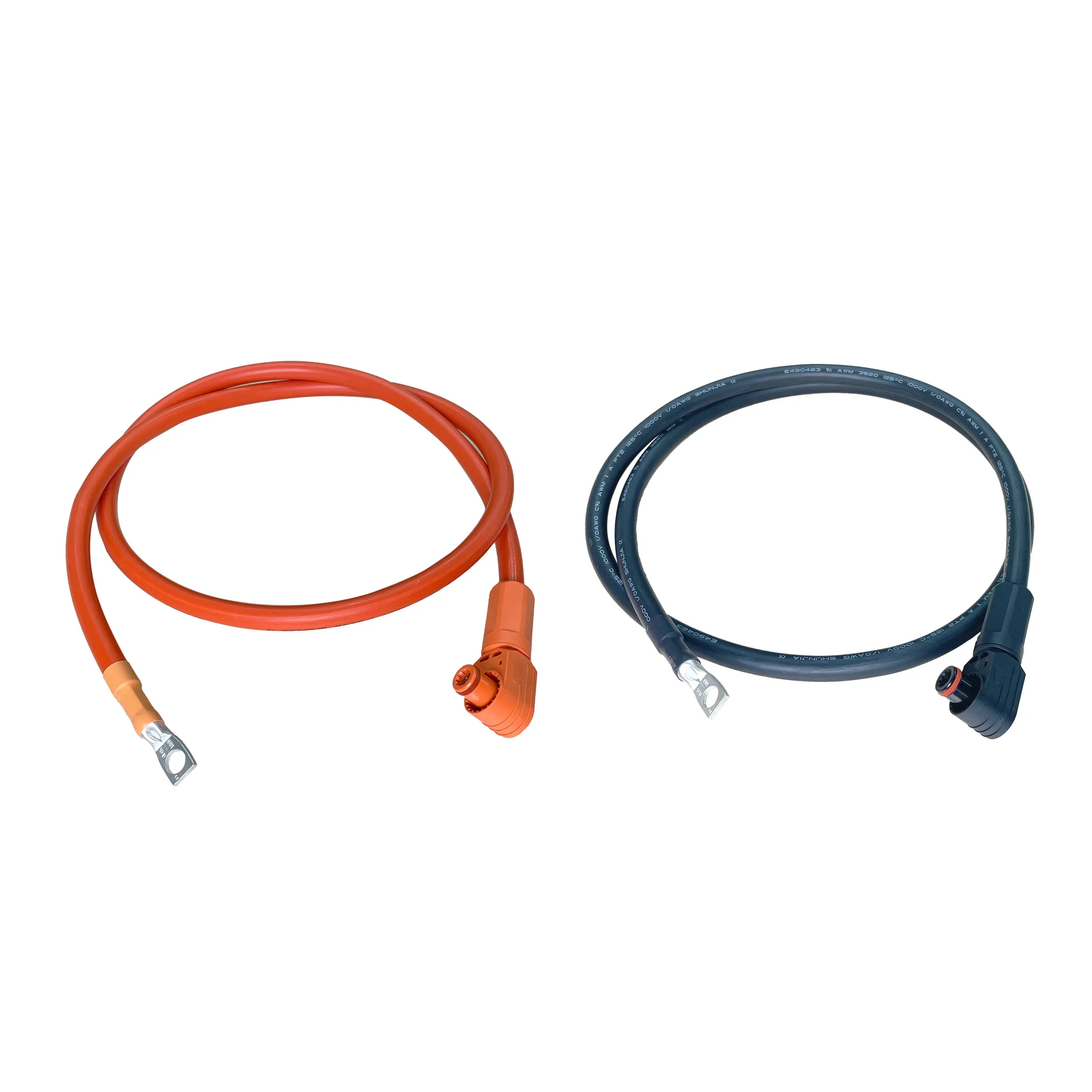 Lithi2-16 battery 1/0 AWG cable | Orange+ Black | One Pair - Green Vista Living
