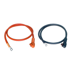 Lithi2-16 battery 1/0 AWG cable | Orange+ Black | One Pair - Green Vista Living