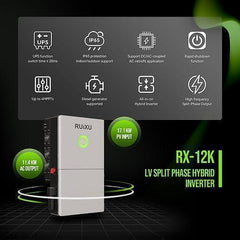RUiXU Split Phase Hybrid Inverter | RX-12K | UL1741 - Green Vista Living
