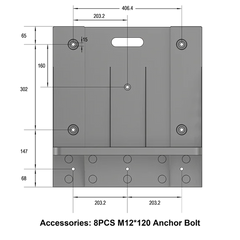 RuiXu Wall Mounted Bracket For Lithi2-16 | RX-WMB - Green Vista Living