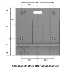 RuiXu Wall Mounted Bracket For Lithi2-16 | RX-WMB - Green Vista Living