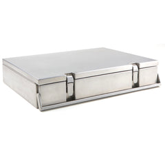 Faraday Defense Solid Metal Faraday Cage Box – Hinged & Latched Stainless Steel