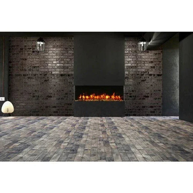Amantii 50 Inch Tru-View Slim Smart Indoor Outdoor 3 Sided Electric Fireplace - Green Vista Living