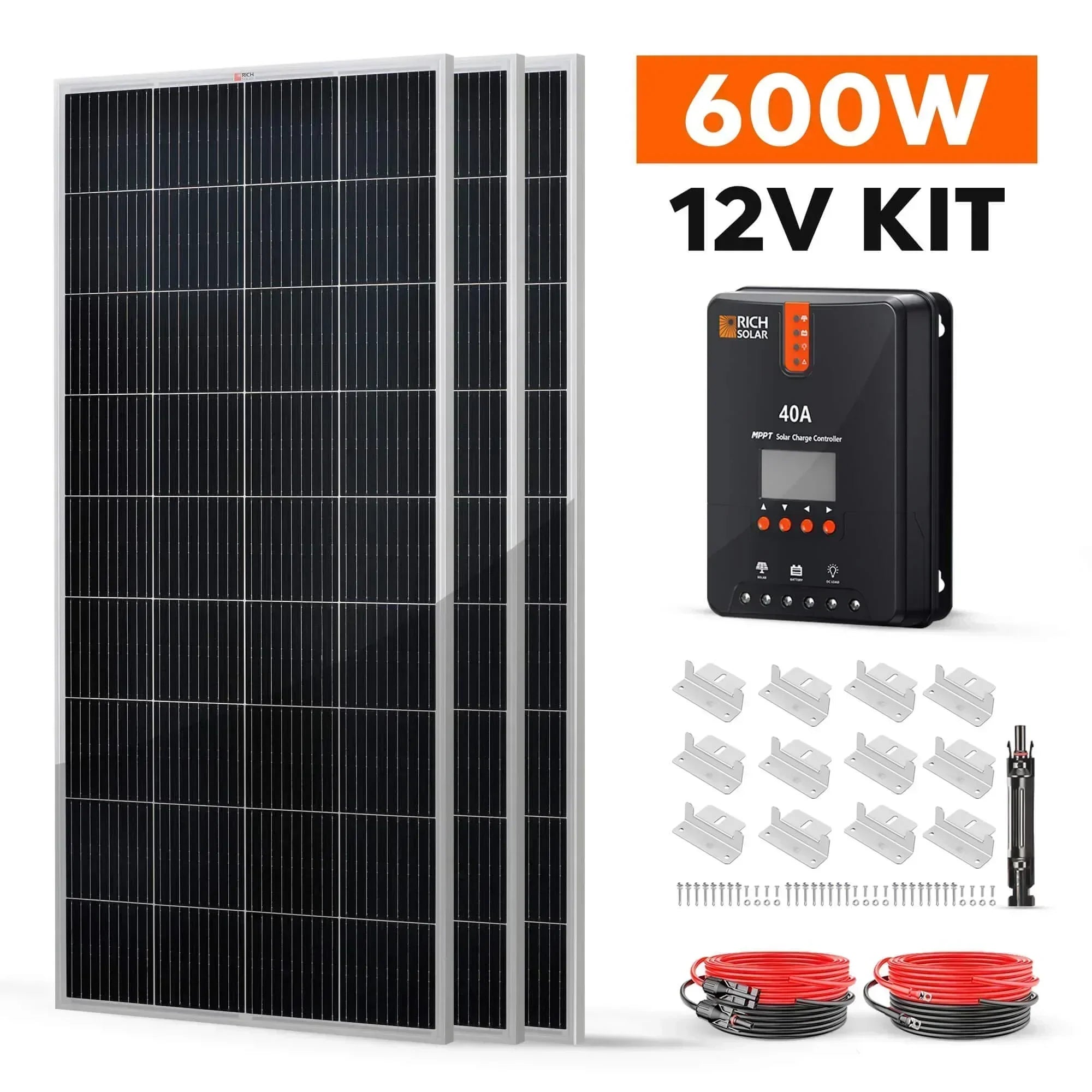 Rich Solar 600 Watt Solar Kit RS-K6004 - Green Vista Living