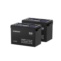 Renogy Core - 48V 50Ah Smart Lithium Iron Phosphate Battery w/Self-heating - Green Vista Living