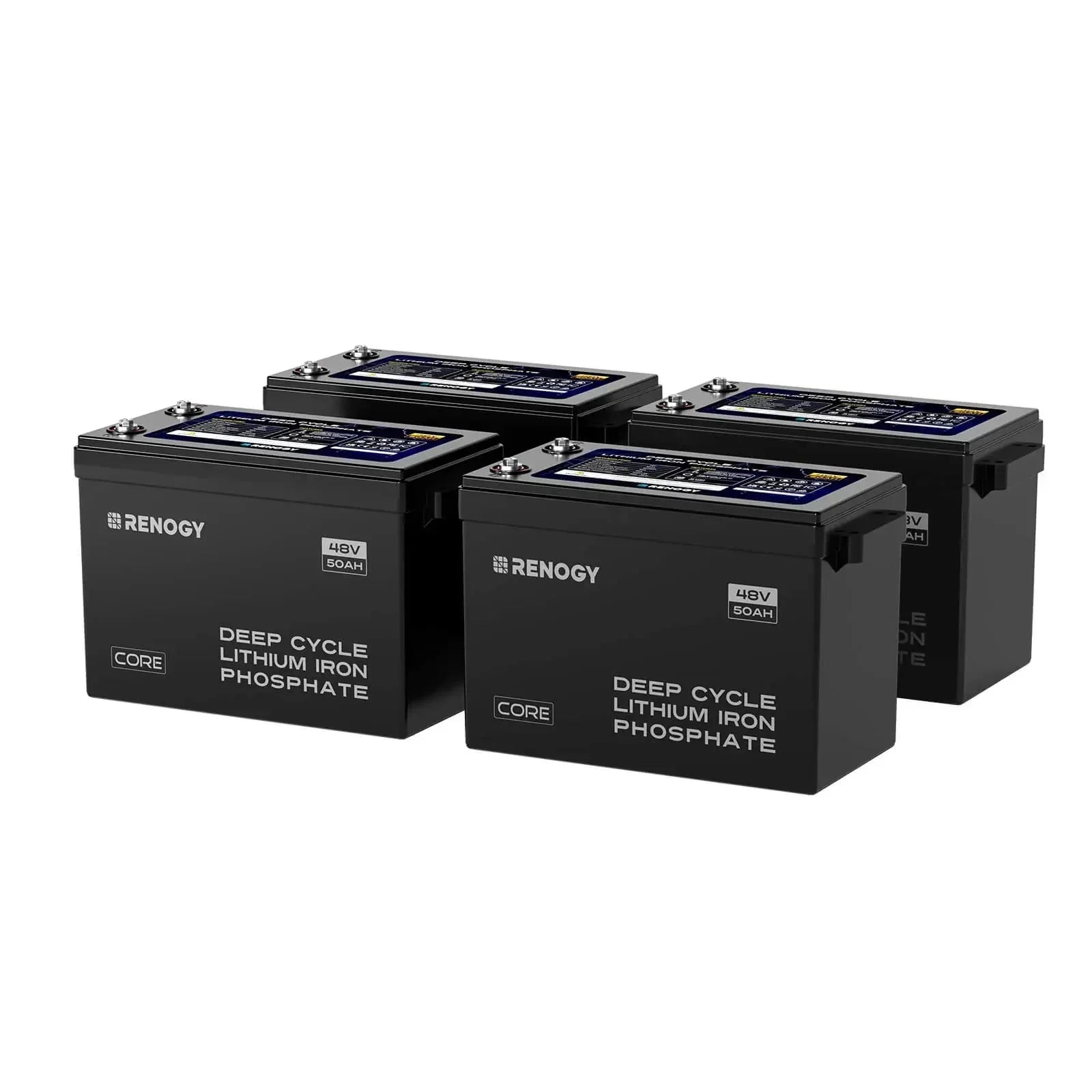 Renogy Core - 48V 50Ah Smart Lithium Iron Phosphate Battery w/Self-heating - Green Vista Living