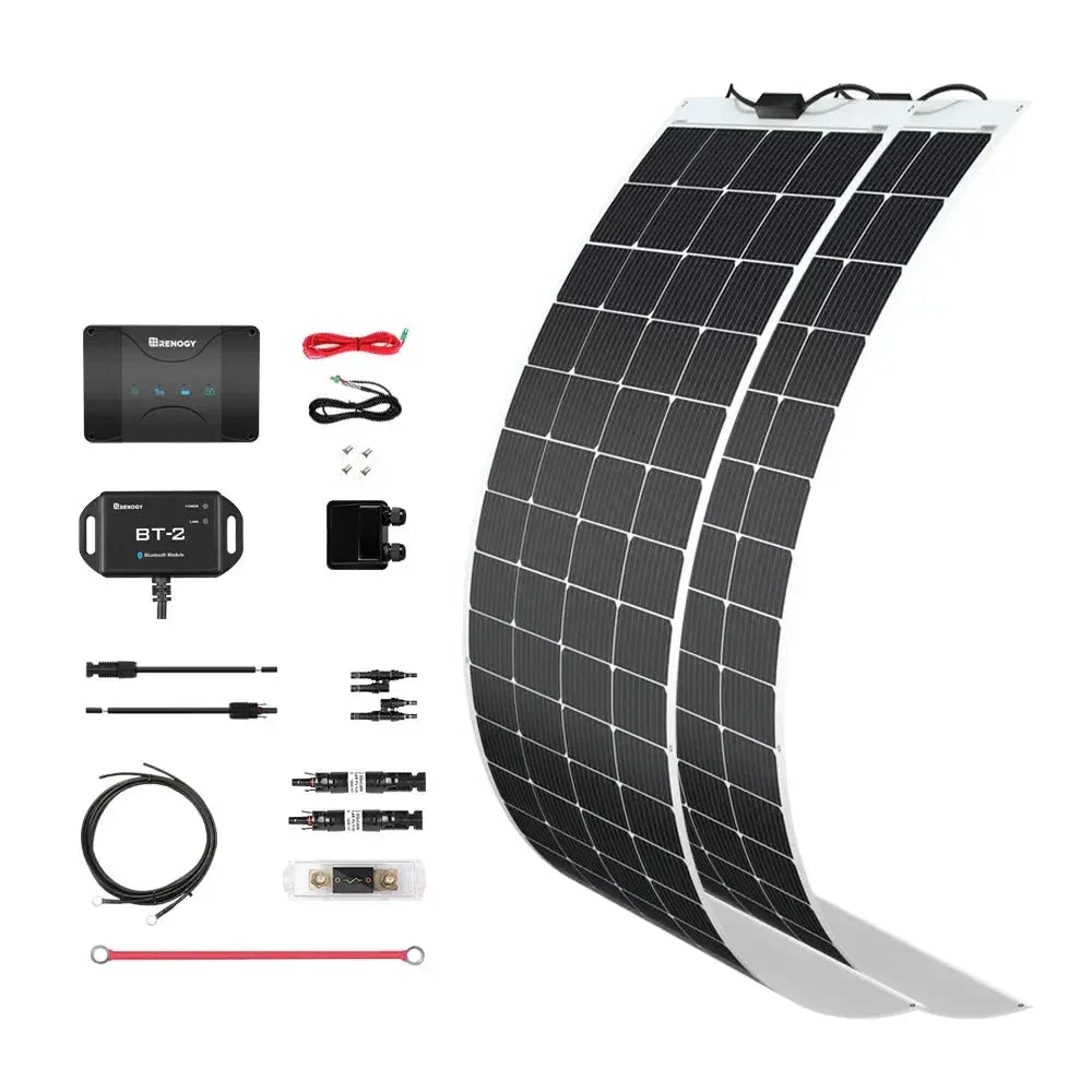 Renogy Customizable RV Solar Kit 400W 12V | DC-DC Battery Charger with MPPT - Green Vista Living
