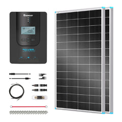 Essential Off-Grid Solar Kit 400W 12V | Optional 2.4kWh LiFePO4 Battery