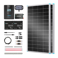 Essential Off-Grid Solar Kit 400W 12V | Optional 2.4kWh LiFePO4 Battery