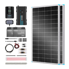 Essential Off-Grid Solar Kit 400W 12V | Optional 2.4kWh LiFePO4 Battery