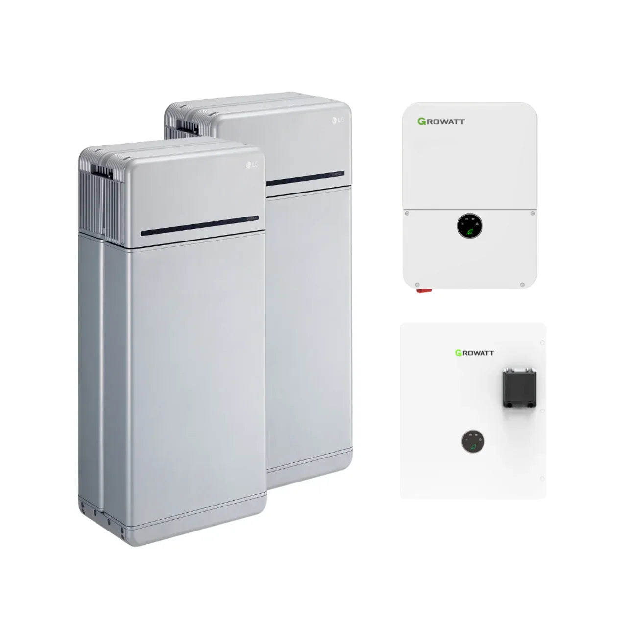 LG 16H Prime 16kWh High Voltage Battery Bundle with Growatt 7.6kW or 11.4kW Grid-Tie Inverter - Green Vista Living